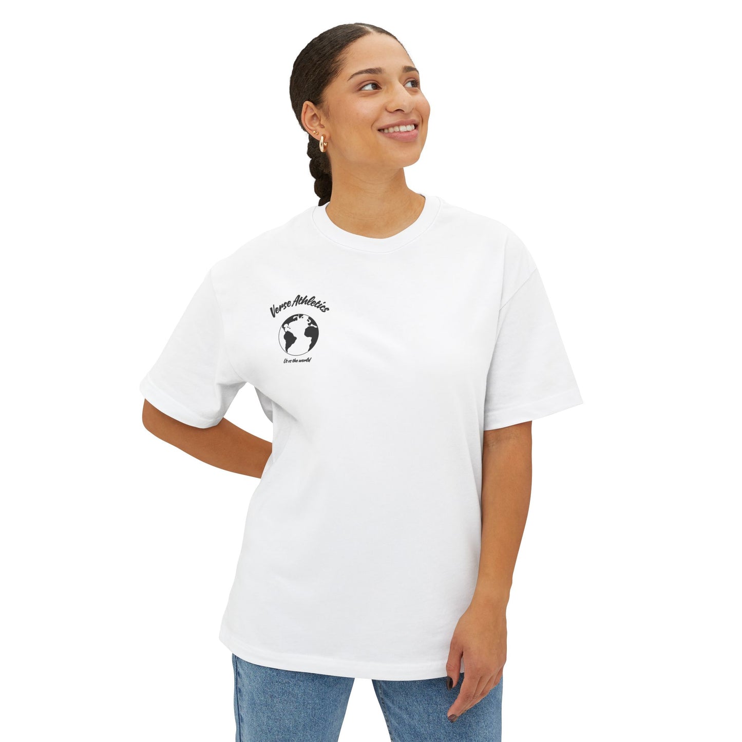 Verse Athletics - Earth Graphic - White Tee