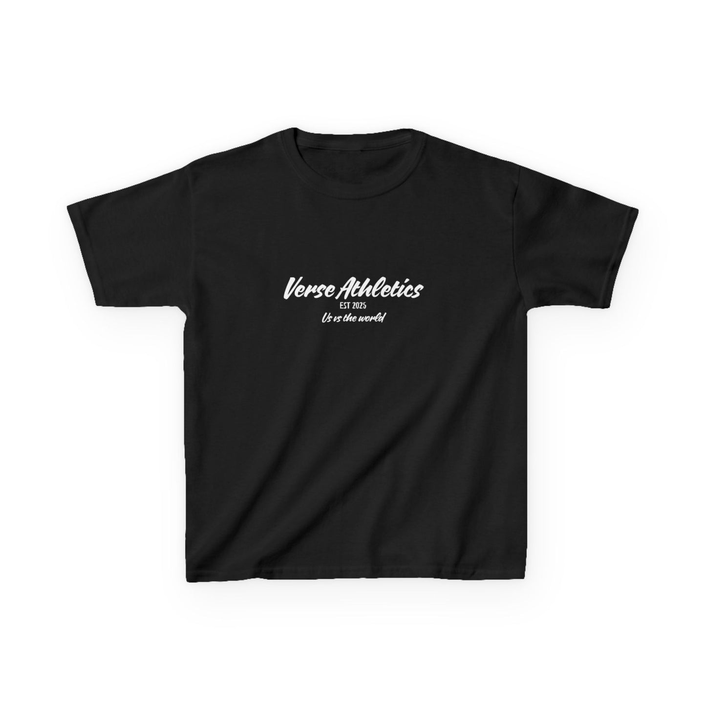 Kids Heavy Cotton Tee - Verse Athletics-Simple-Black