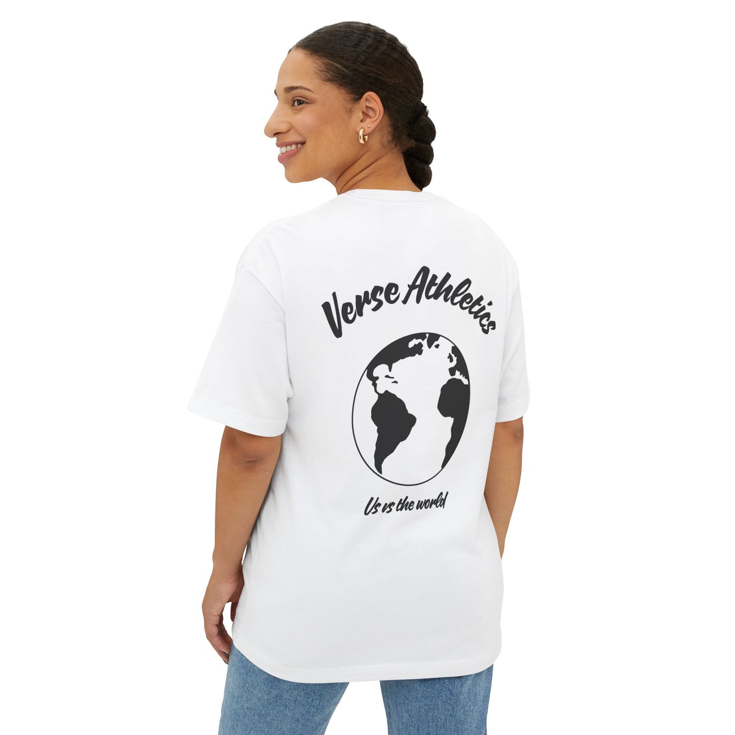 Verse Athletics - Earth Graphic - White Tee